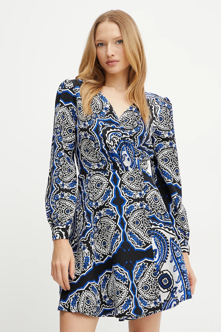 

Рокля Morgan RIJAL.F в черно къса разкроена RIJAL.F, Син