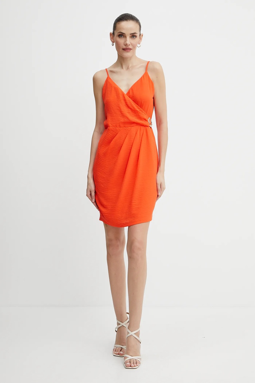 Платье Morgan RCORO.F цвет оранжевый mini прямое RCORO.F