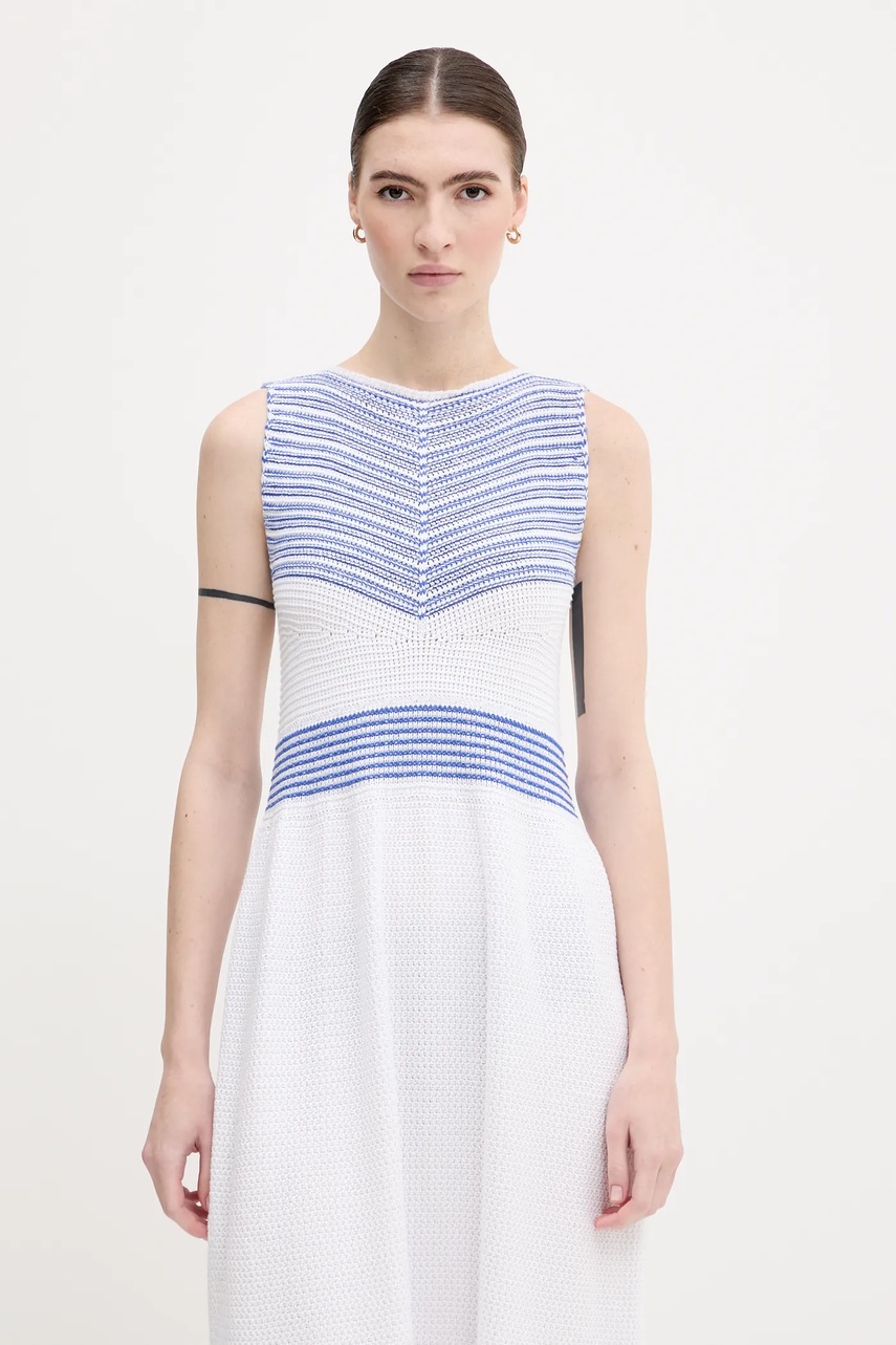 Φόρεμα United Colors of Benetton χρώμα: μπλε, 1194EV02A φωτογραφία