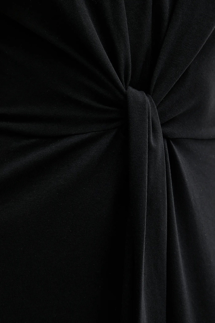 Сукня United Colors of Benetton колір чорний maxi розкльошена 3FJHDV01T