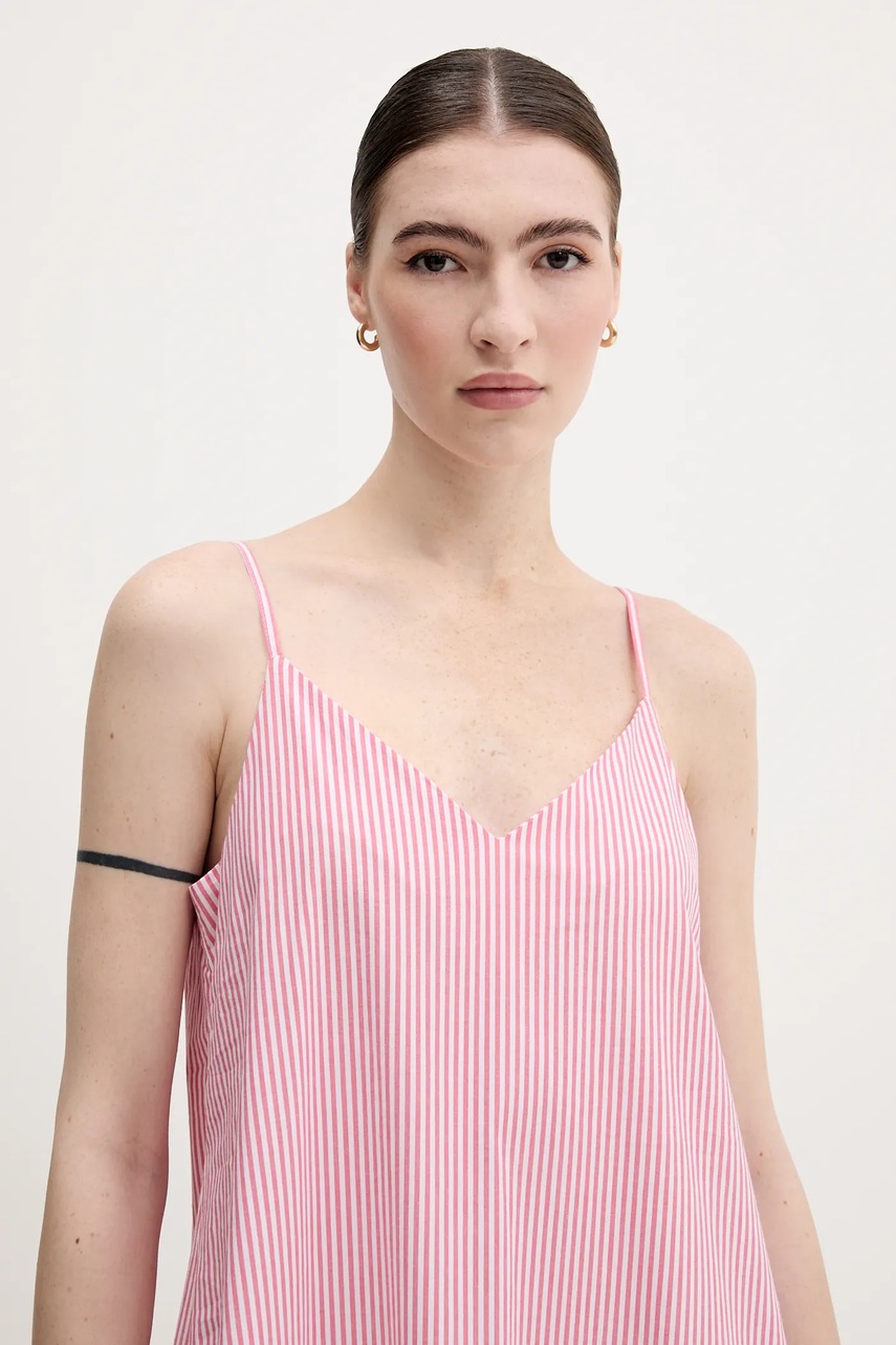 Φόρεμα United Colors of Benetton χρώμα: ροζ, 4SZRDV0B8 φωτογραφία