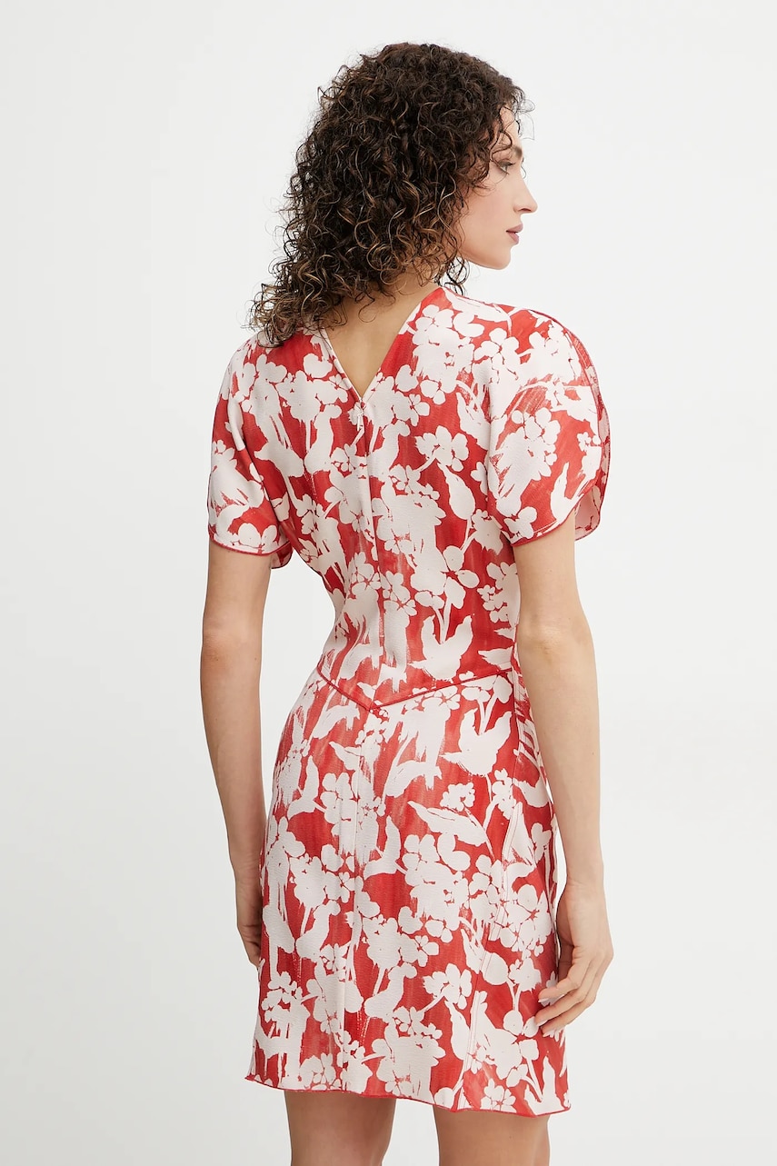 Сукня Victoria Beckham колір рожевий mini облягаюча 1225WDR006087G