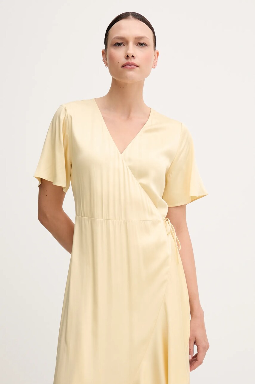 Сукня Gant колір жовтий maxi пряма 4503403