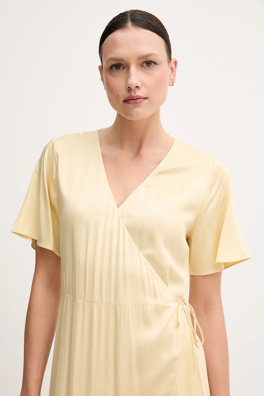 Сукня Gant колір жовтий maxi пряма 4503403
