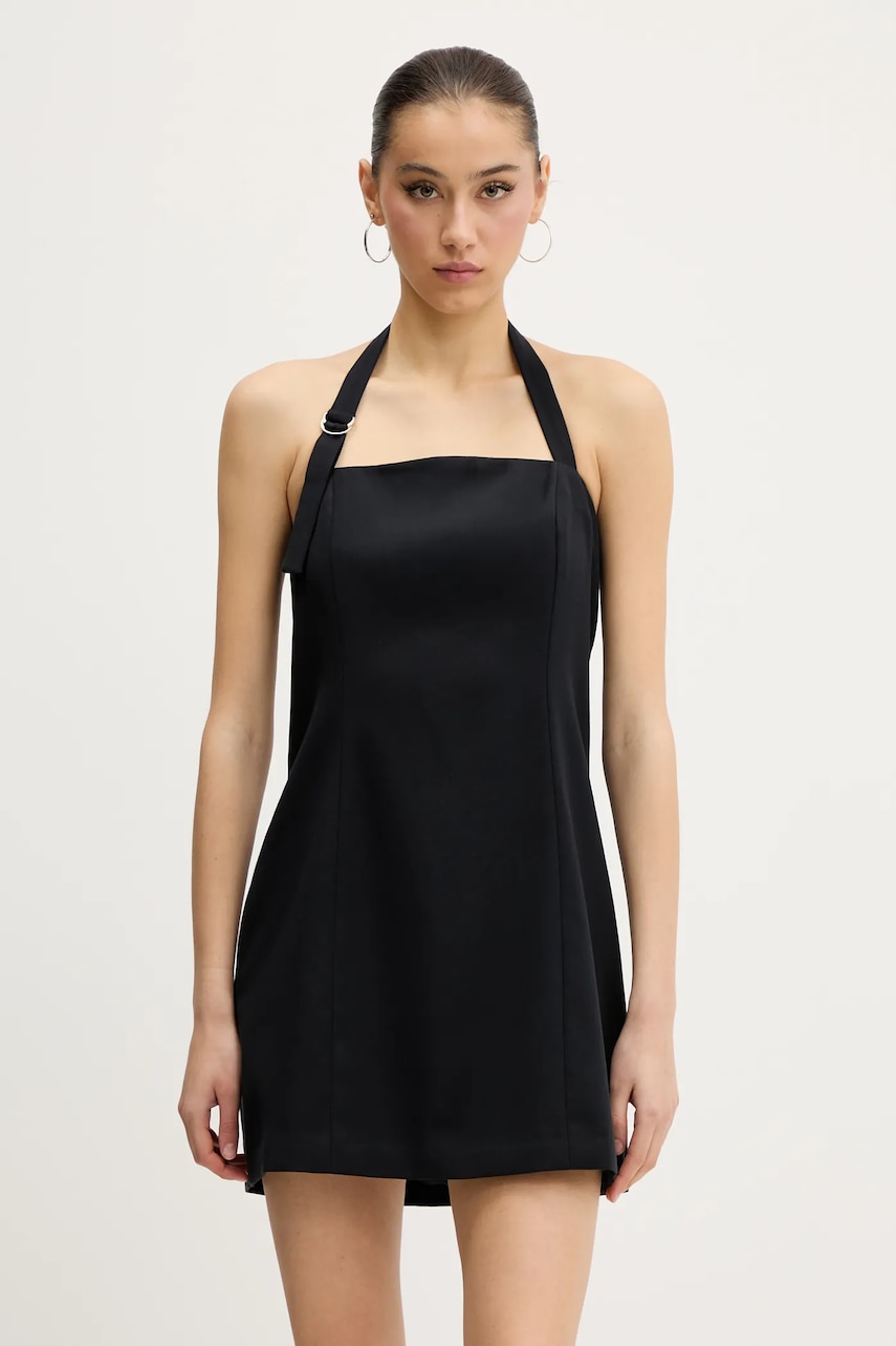 Abercrombie & Fitch rochie culoarea negru, mini, mulată, KI159-5487