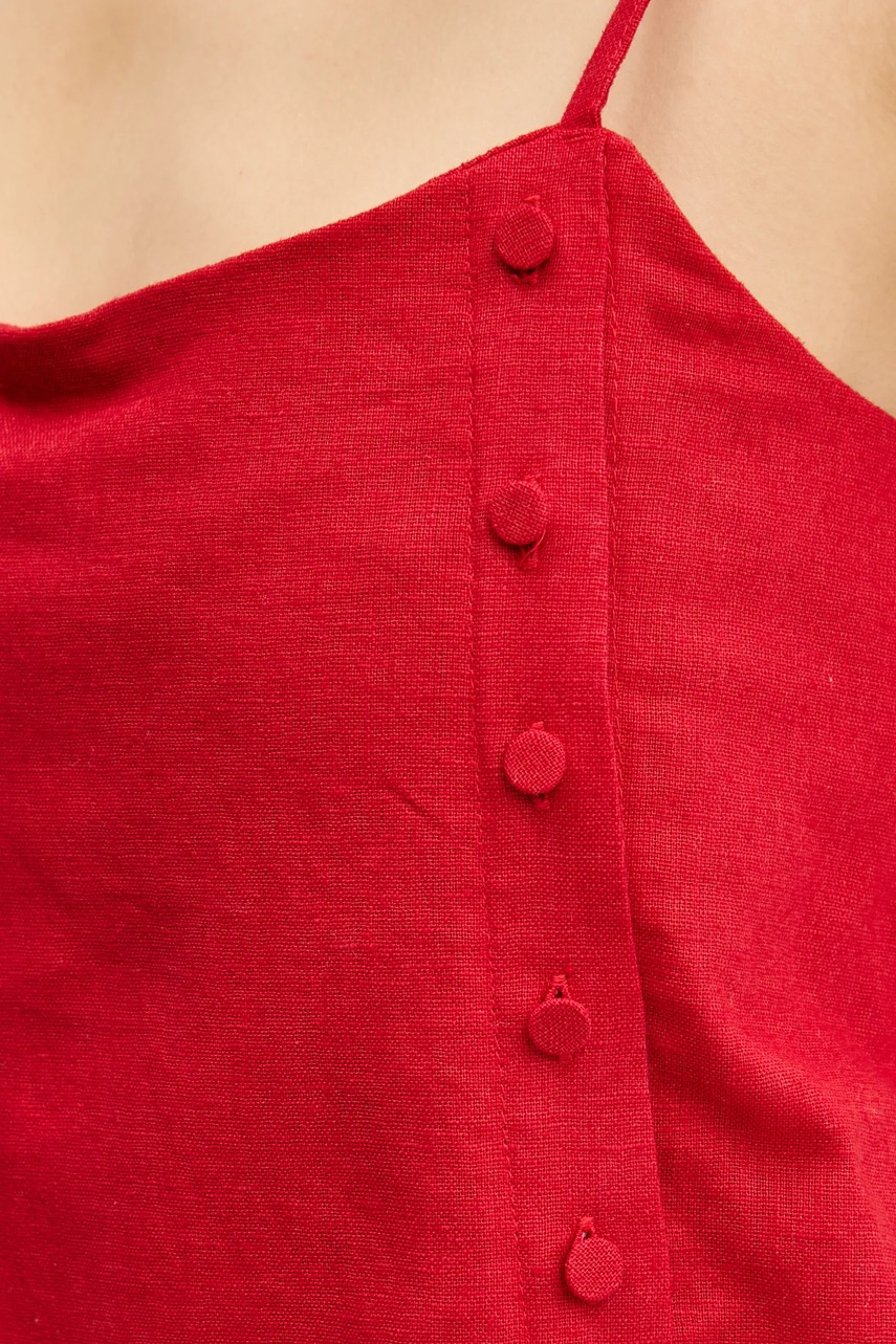 Lněné šaty Abercrombie & Fitch (obrázek 5)