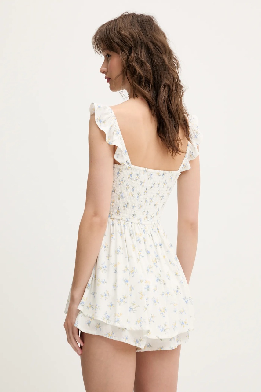 Hollister Co. kezeslábas fehér, v-nyakú, KI359-5034 termék 2. képe