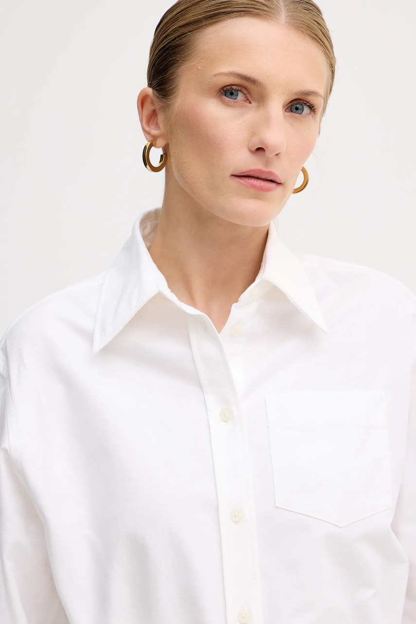 Бавовняна сукня Kenzo колір білий mini пряма FF52RO4059LO.01