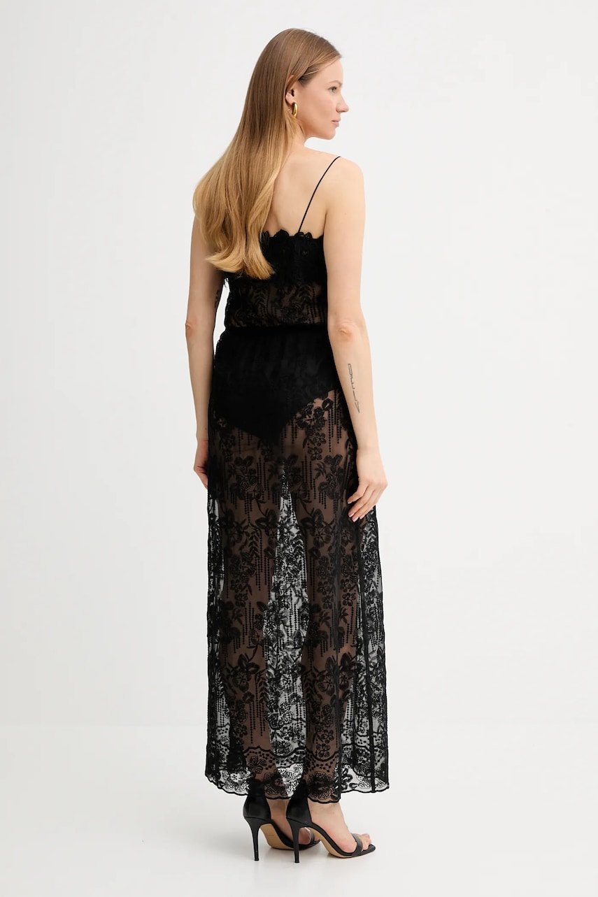 Сукня Ermanno Scervino колір чорний maxi пряма D464Q623IBQ