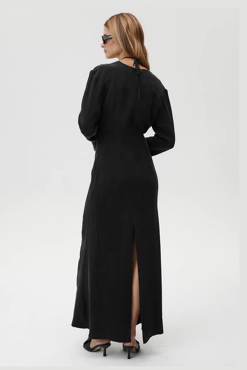Сукня Undress Code Lilith Dress колір чорний midi розкльошена 881