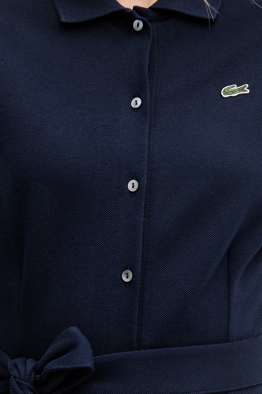 Lacoste letní šaty bavlněné (obrázek 5)