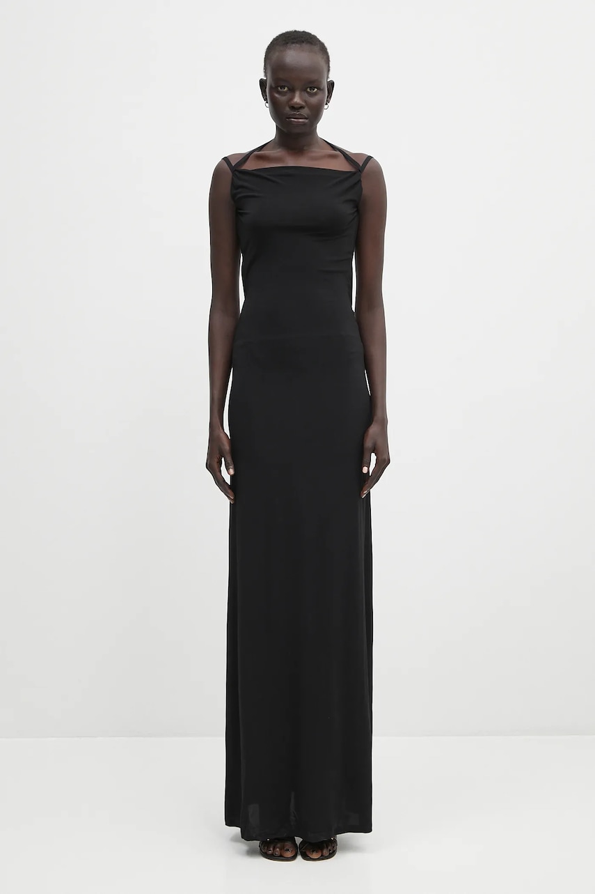 Marine Serre sukienka Draped Jersey Thong