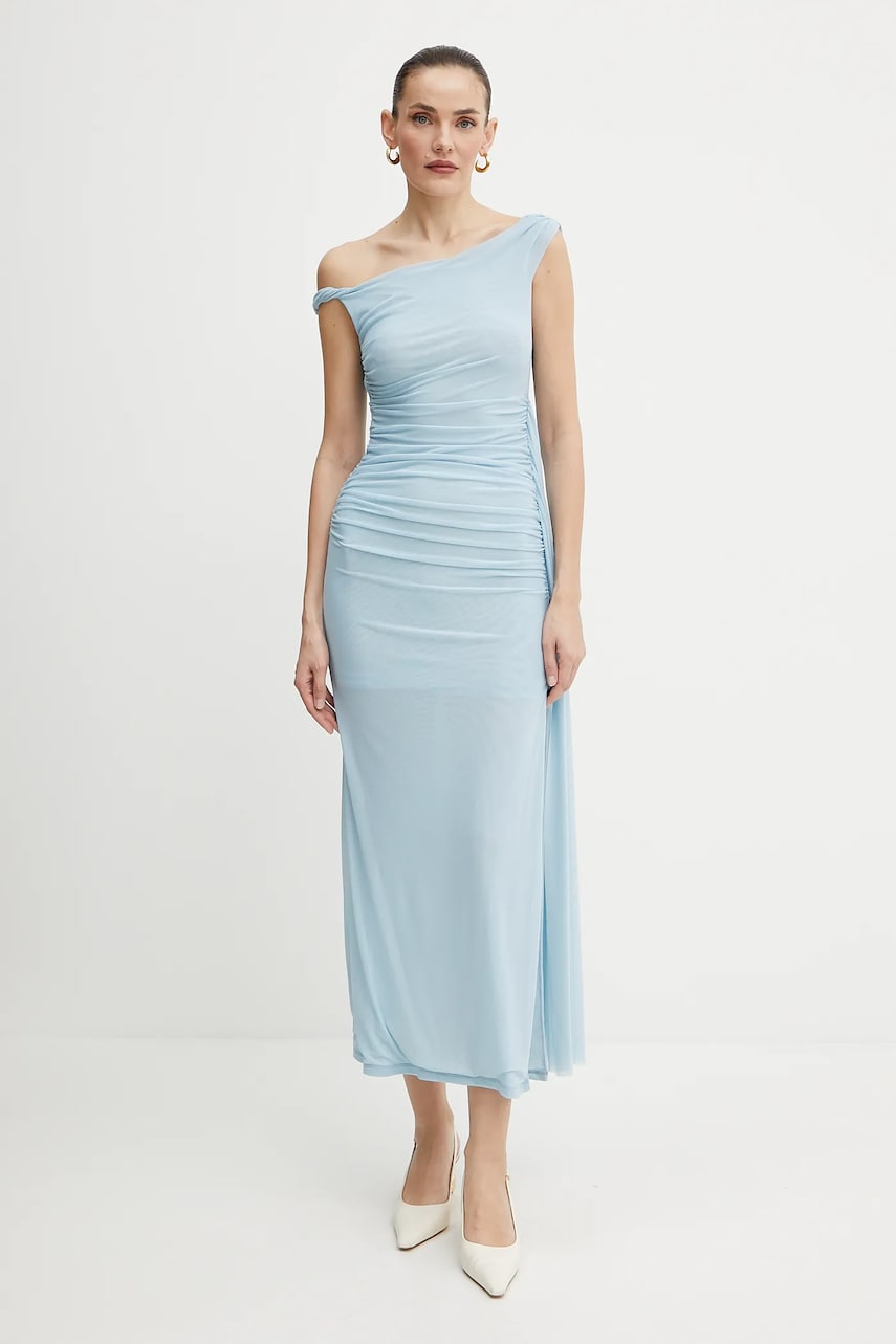 Bardot rochie maxi, mulată, 59512DB