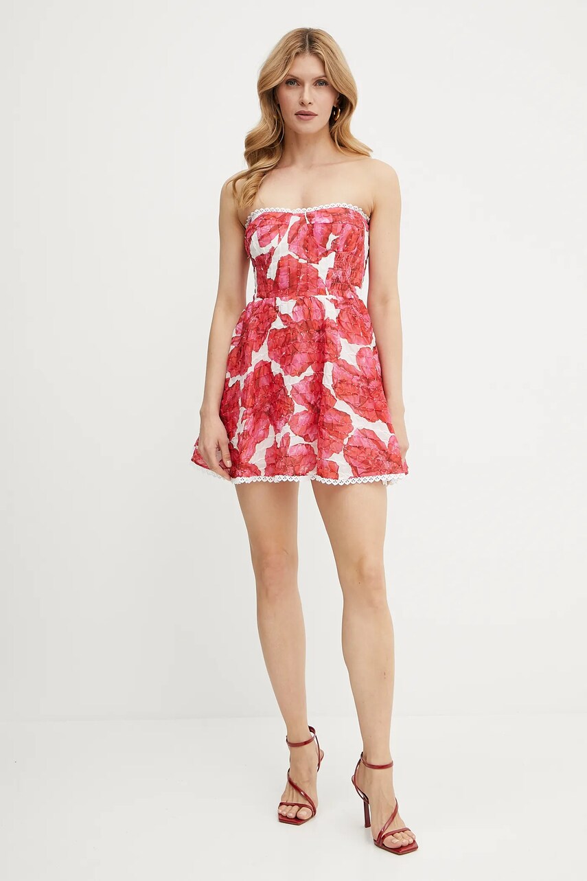Сукня Charo Ruiz Ibiza Cami колір білий mini розкльошена 252600