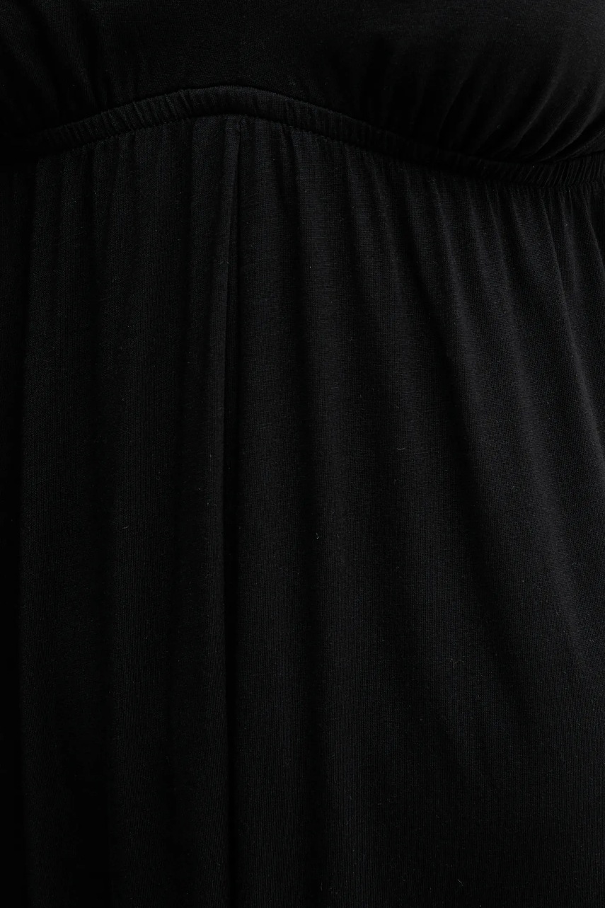 Φόρεμα United Colors of Benetton χρώμα: μαύρο, 3Q225V00Y φωτογραφία