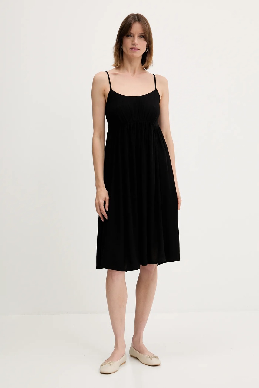 United Colors of Benetton rochie culoarea negru, mini, evazati, 4VW95V028