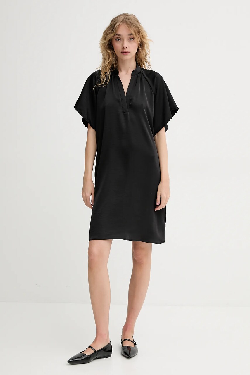 Платье Bruuns Bazaar цвет чёрный mini oversize BBW4490 Платье Bruuns Bazaar цвет чёрный mini oversize BBW4490