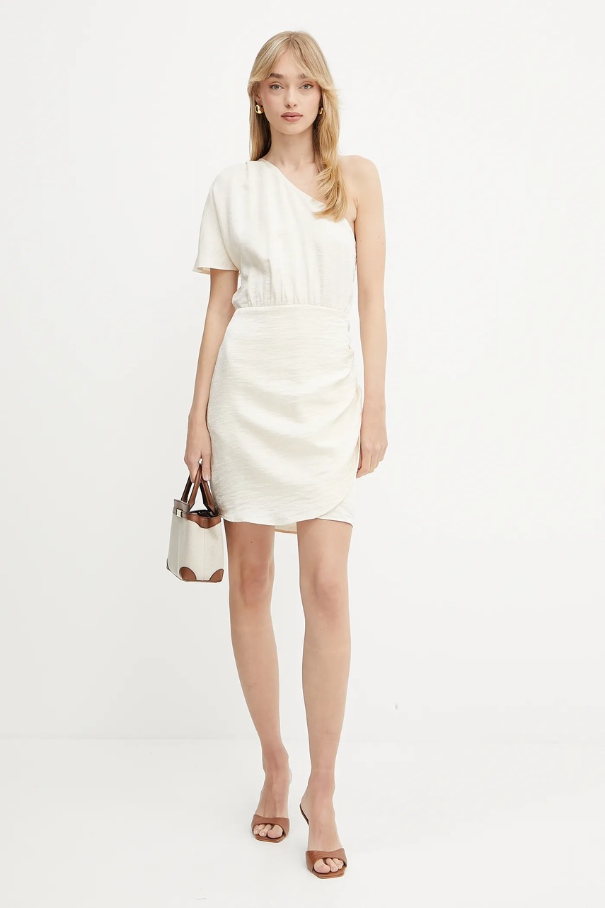 Платье Morgan цвет бежевый mini прямая