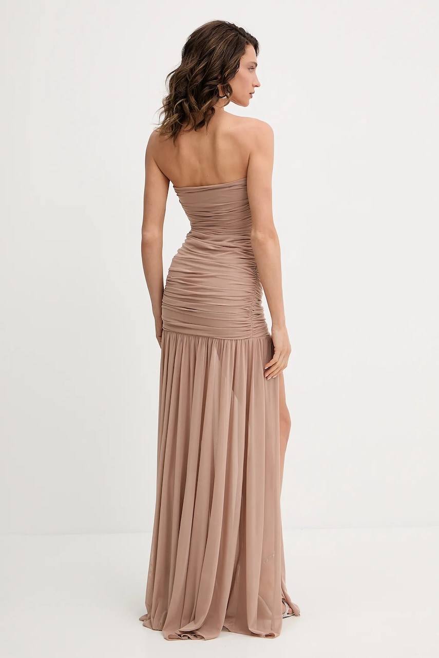 Сукня Retrofete Adele колір коричневий maxi пряма SS24-9129