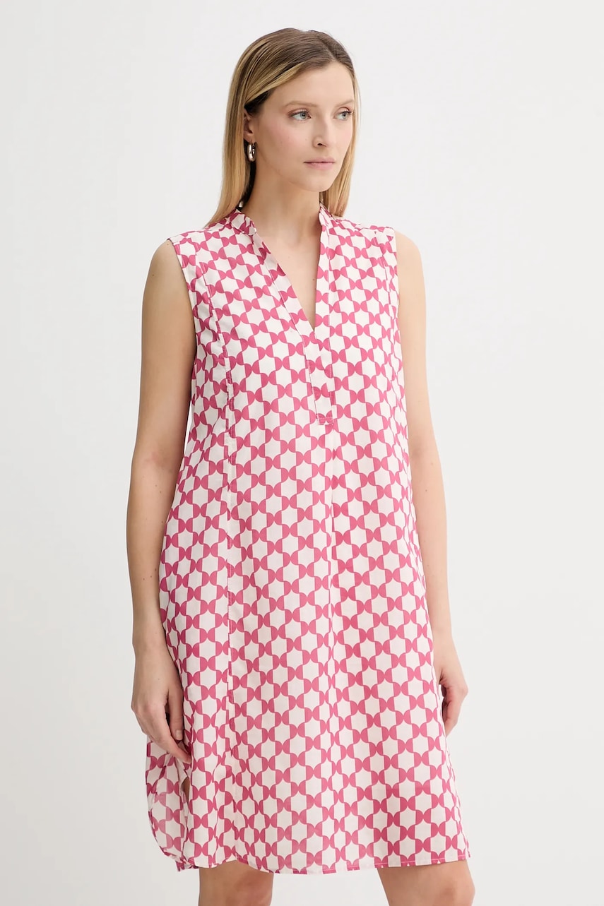 Marc O'Polo rochie din bumbac culoarea bej, mini, evazați, 516080921135