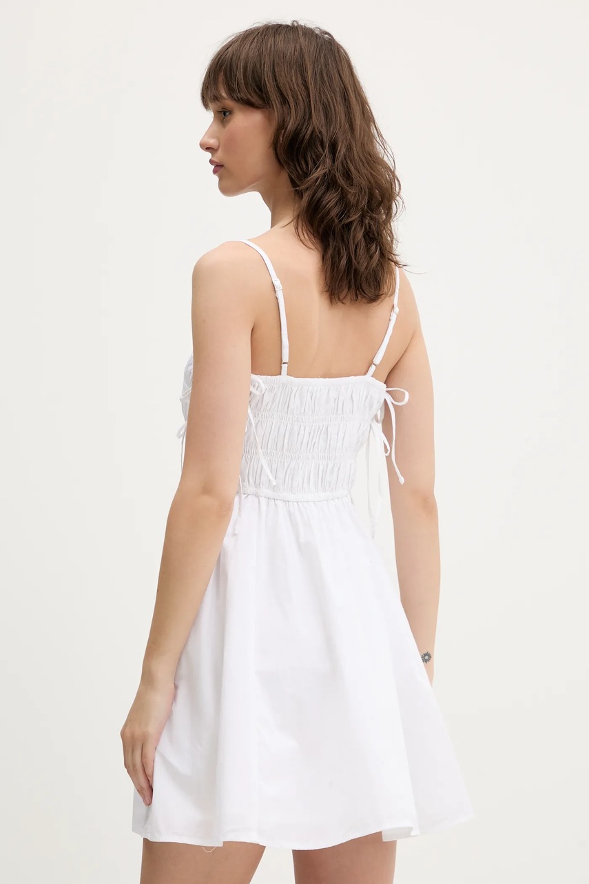Abercrombie & Fitch ruha fehér, mini, harang alakú, KI159-5820 termék 2. képe