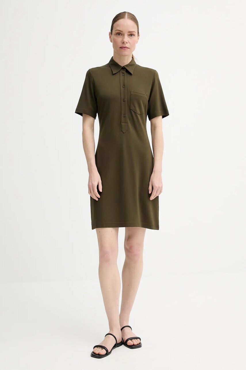 Сукня Filippa K колір зелений mini пряма 31746.FK