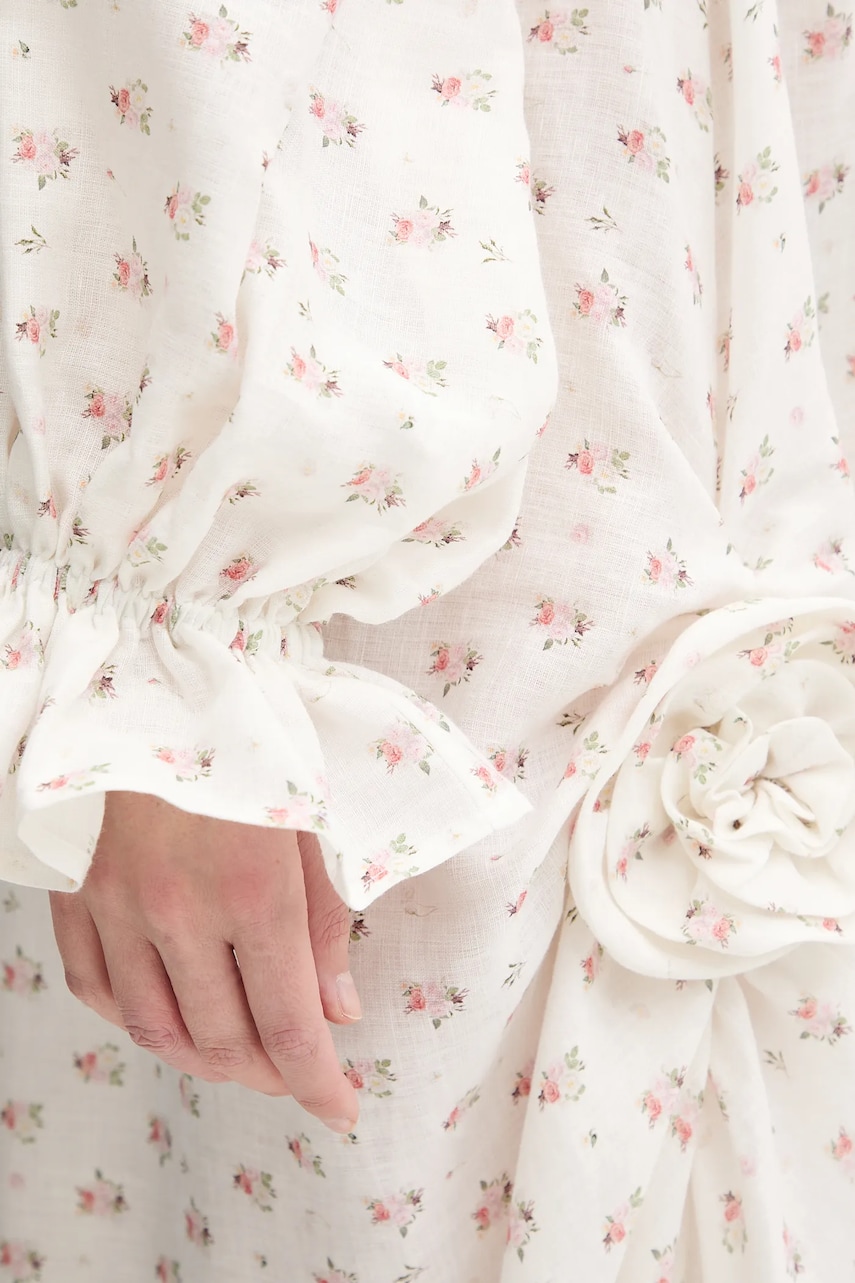 Lněné šaty The Sleeper