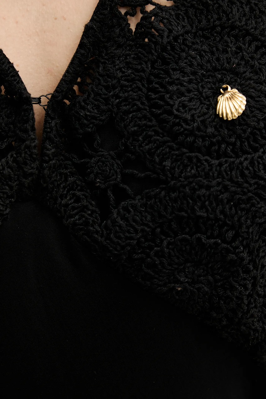 Сукня з домішкою вовни Never Fully Dressed колір чорний maxi пряма NFDDR2058