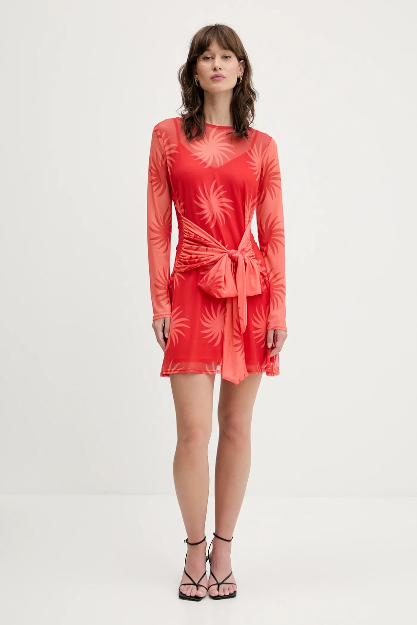 Φόρεμα Never Fully Dressed χρώμα: πορτοκαλί, NFDDR2052 φωτογραφία