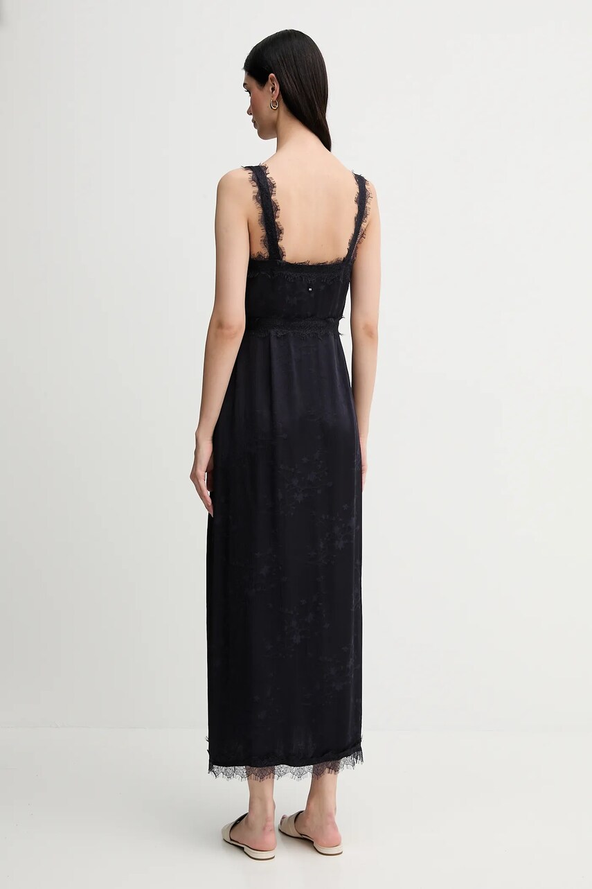 Сукня Pedro del Hierro колір синій maxi розкльошена