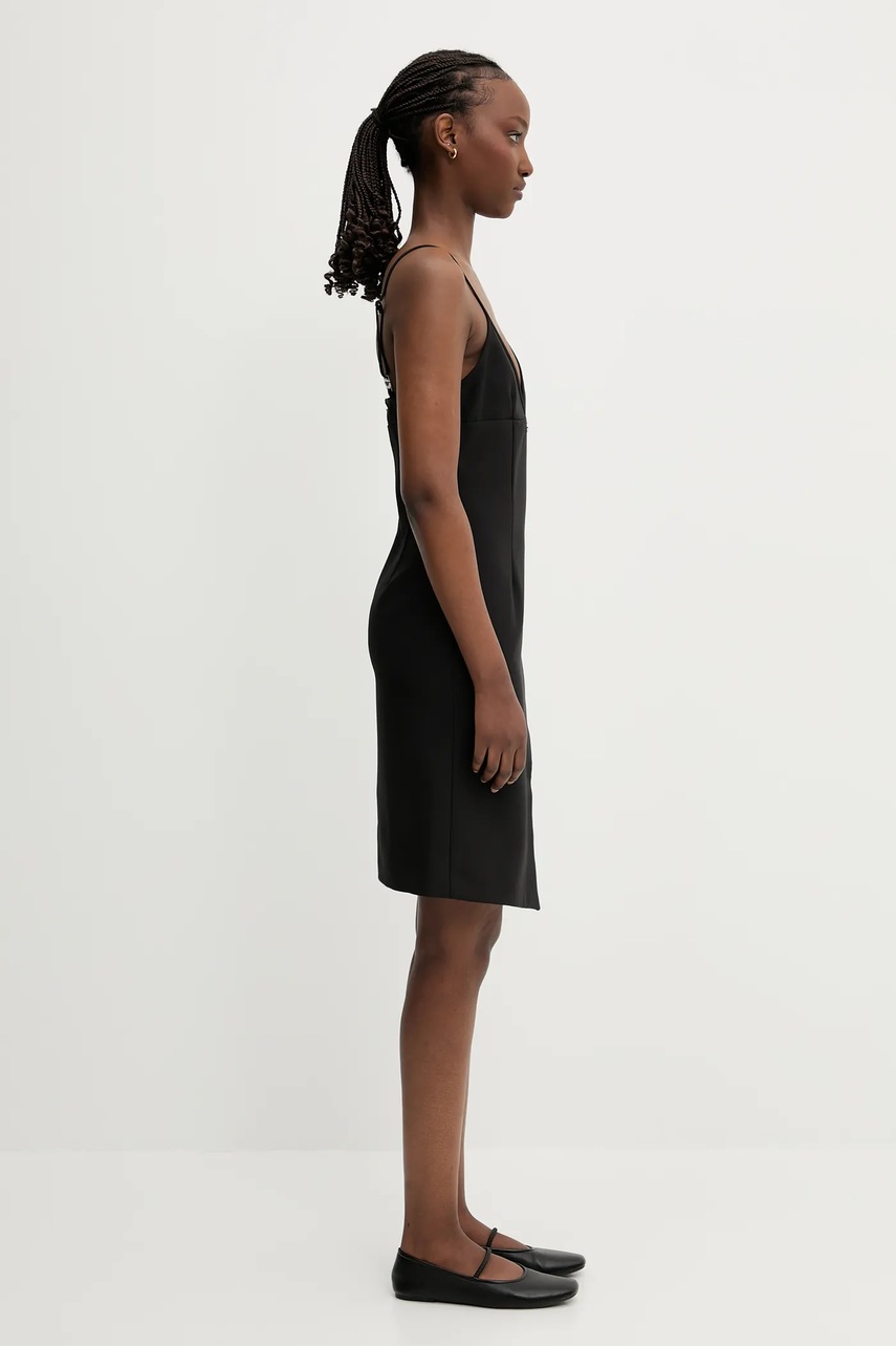 Сукня Coperni Tailored Asymmetric колір чорний mini пряма COPR187F3004