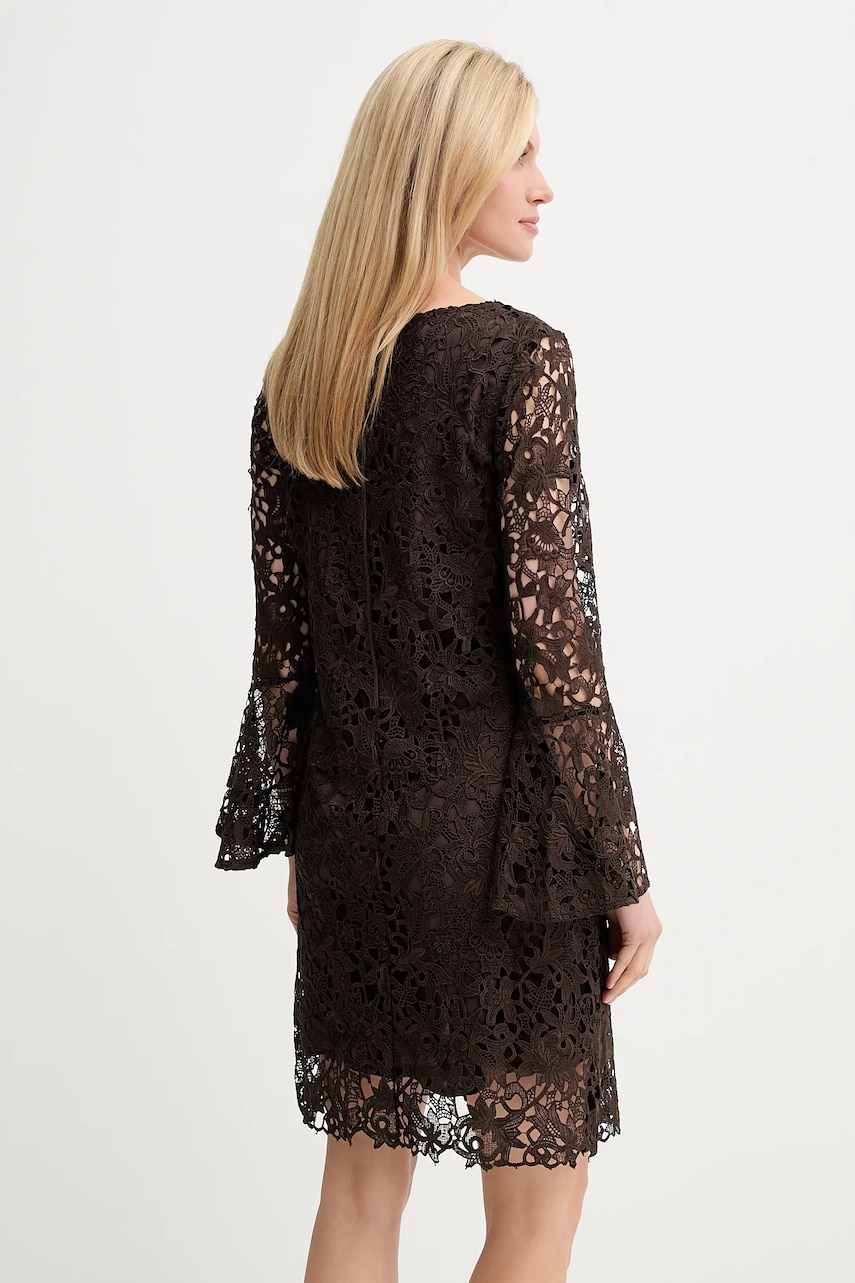 Сукня Bruuns Bazaar колір коричневий mini пряма BBW4517