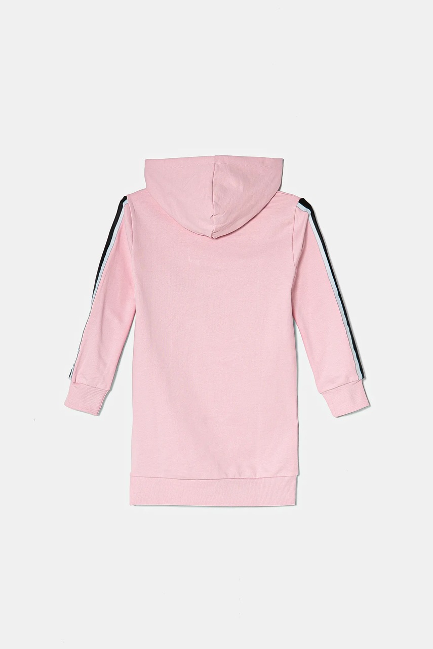 Хлопковое детское платье Guess цвет розовый mini прямое J5RK16 KAD74 Хлопковое детское платье Guess цвет розовый mini прямое J5RK16 KAD74