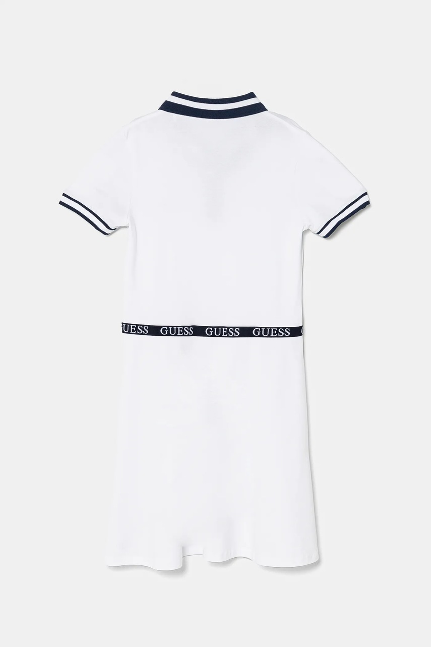 Детское платье Guess цвет белый mini расклешённое J5RK30 K7O64