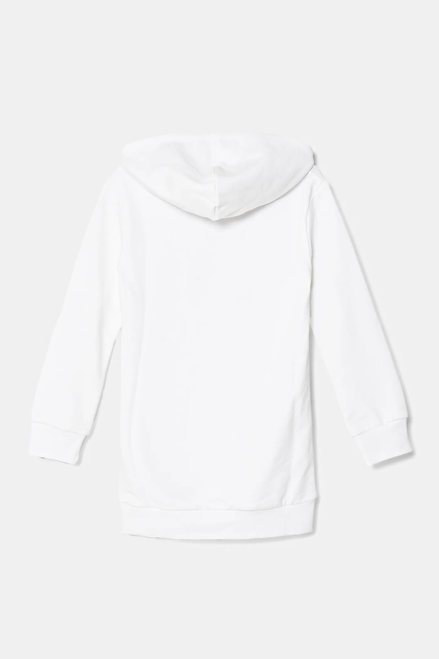 Хлопковое детское платье Guess цвет белый mini прямое J5RK35 KAD74