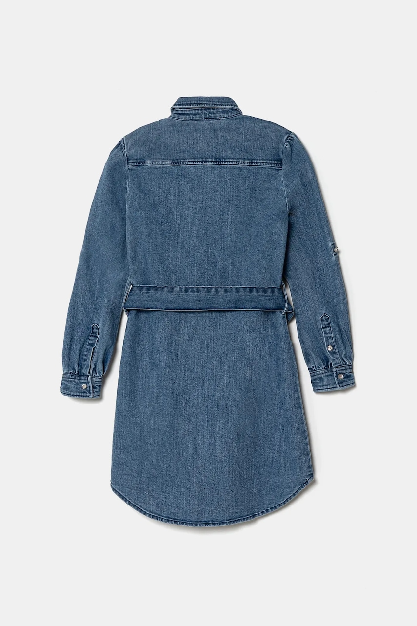 Детское джинсовое платье Guess mini прямое J5RK50 D4HB0 Детское джинсовое платье Guess mini прямое J5RK50 D4HB0
