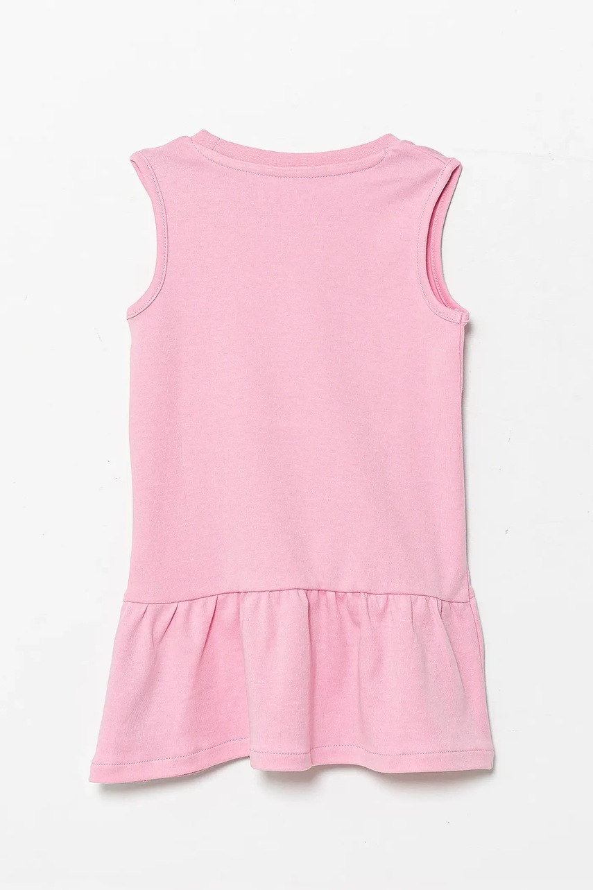 Хлопковое детское платье Guess цвет розовый mini прямое K4RK23 KA6W4