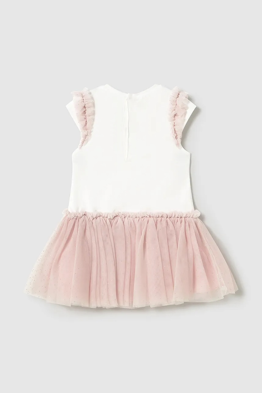 Детское платье Mayoral цвет розовый mini расклешённое 1904 Детское платье Mayoral цвет розовый mini расклешённое 1904