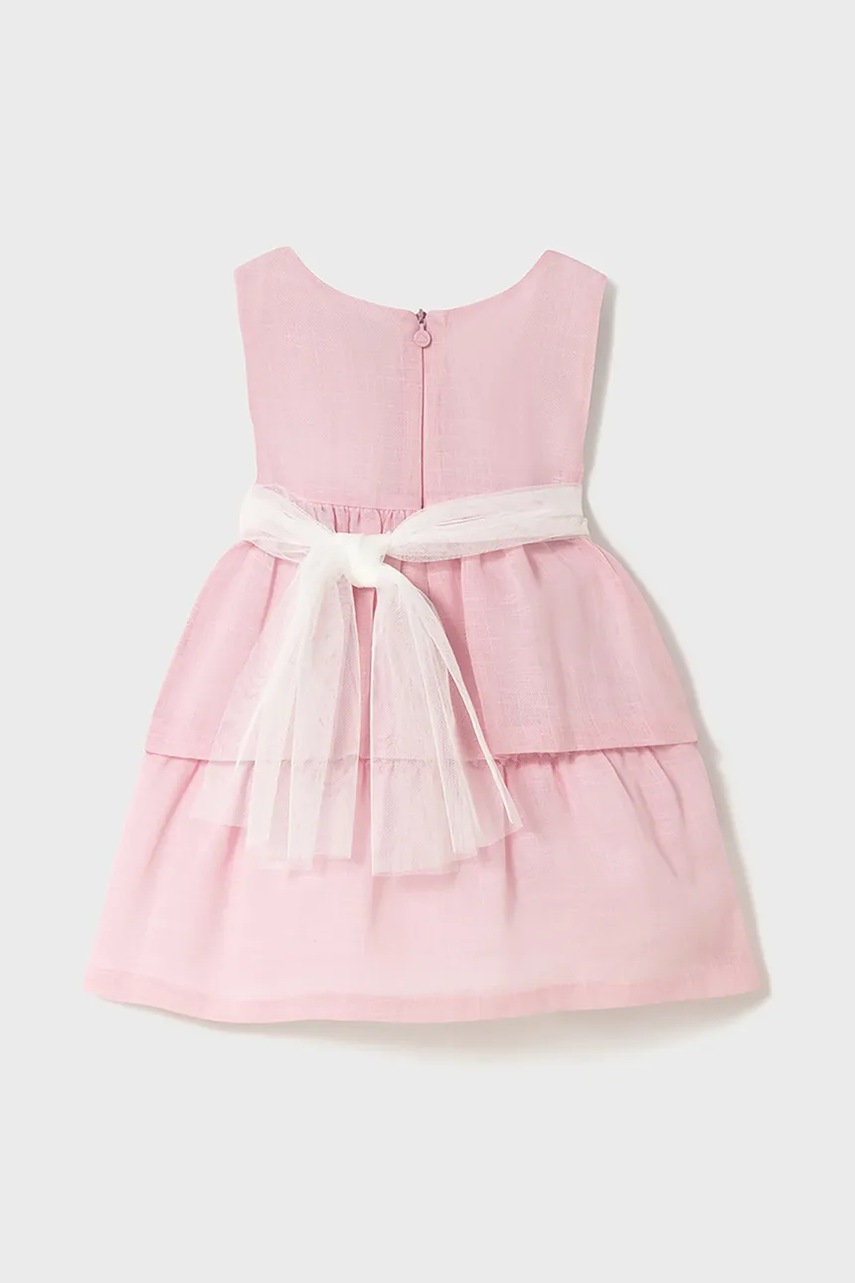 Детское платье Mayoral цвет розовый mini расклешённое 1911