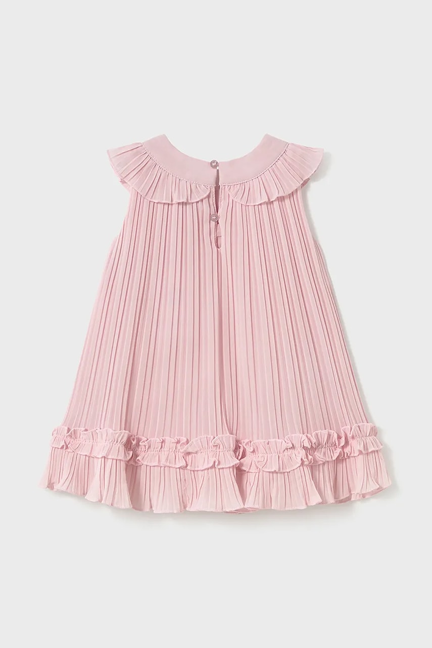 Детское платье Mayoral цвет розовый mini прямое 1915 Детское платье Mayoral цвет розовый mini прямое 1915