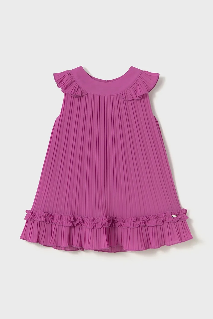 Mayoral rochie fete culoarea roz, mini, dreaptă, 1915