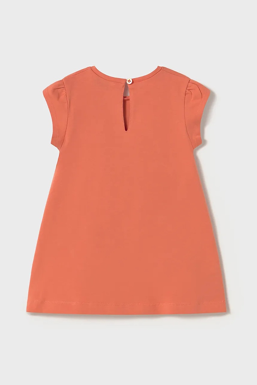 Детское платье Mayoral цвет оранжевый mini прямое 1922 Детское платье Mayoral цвет оранжевый mini прямое 1922