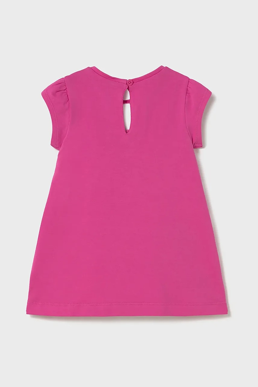 Детское платье Mayoral цвет розовый mini прямое 1922 Детское платье Mayoral цвет розовый mini прямое 1922