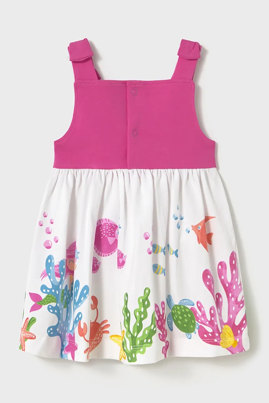 Детское платье Mayoral цвет розовый mini расклешённое 1924