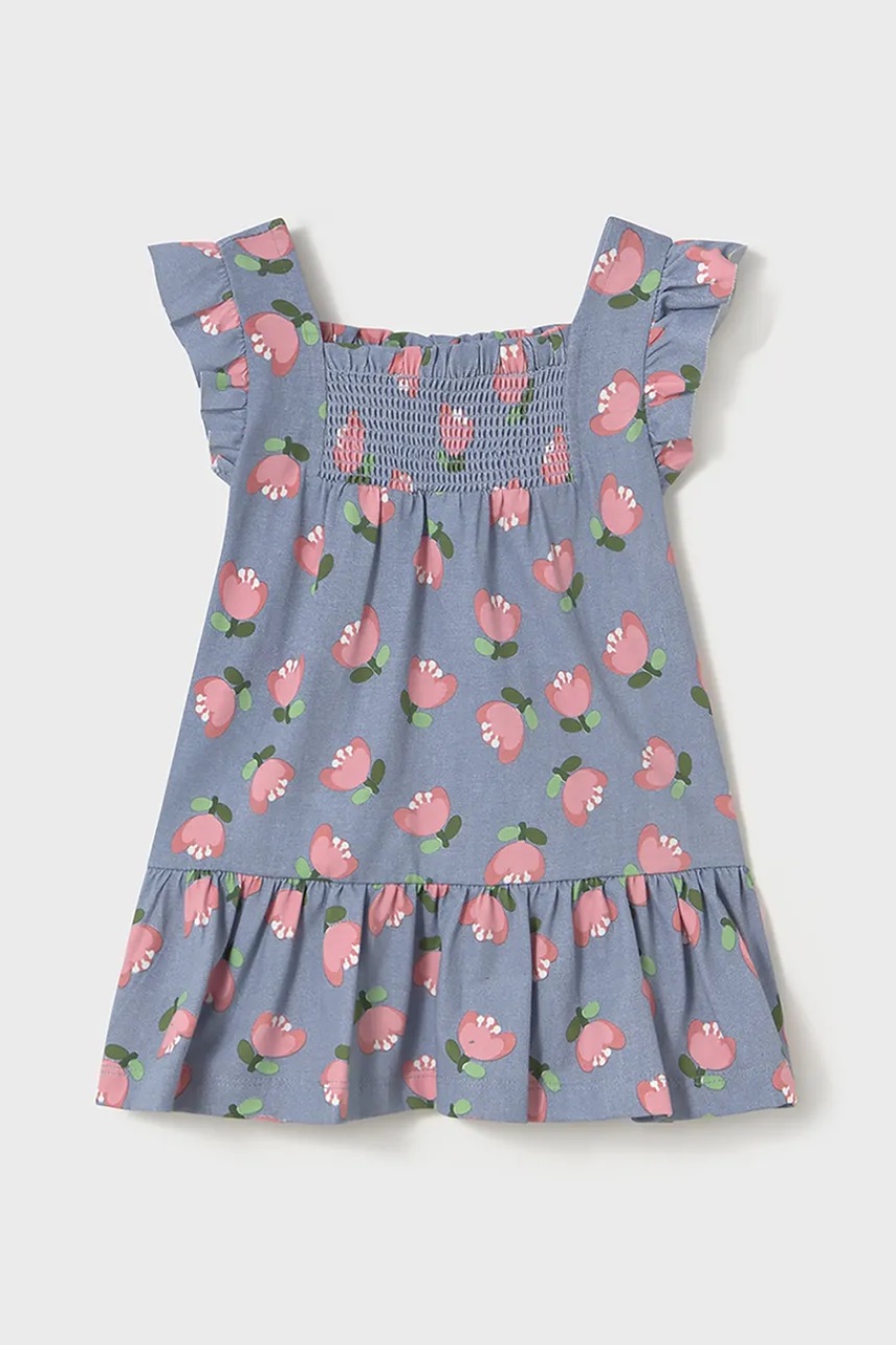 Хлопковое детское платье Mayoral mini расклешённое 1928