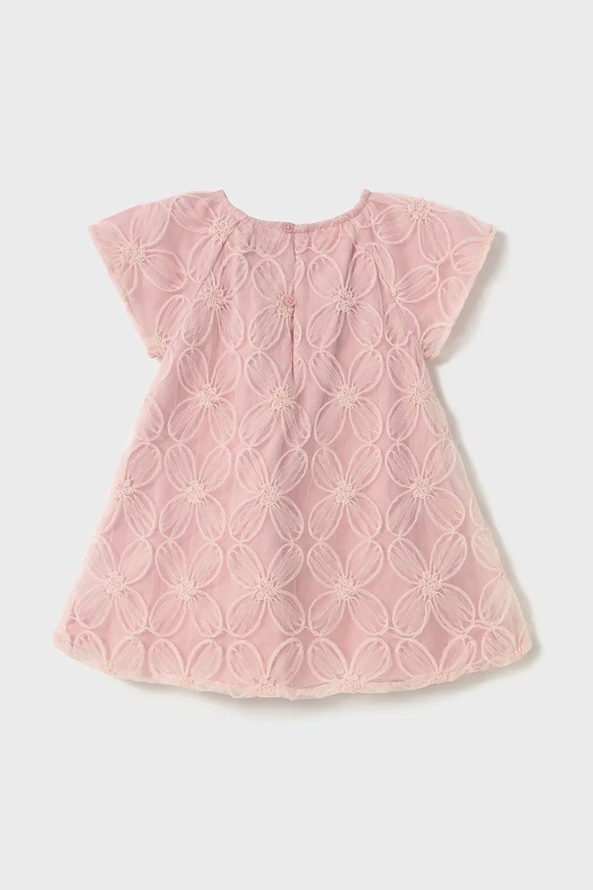 Детское платье Mayoral цвет розовый mini прямое 1982