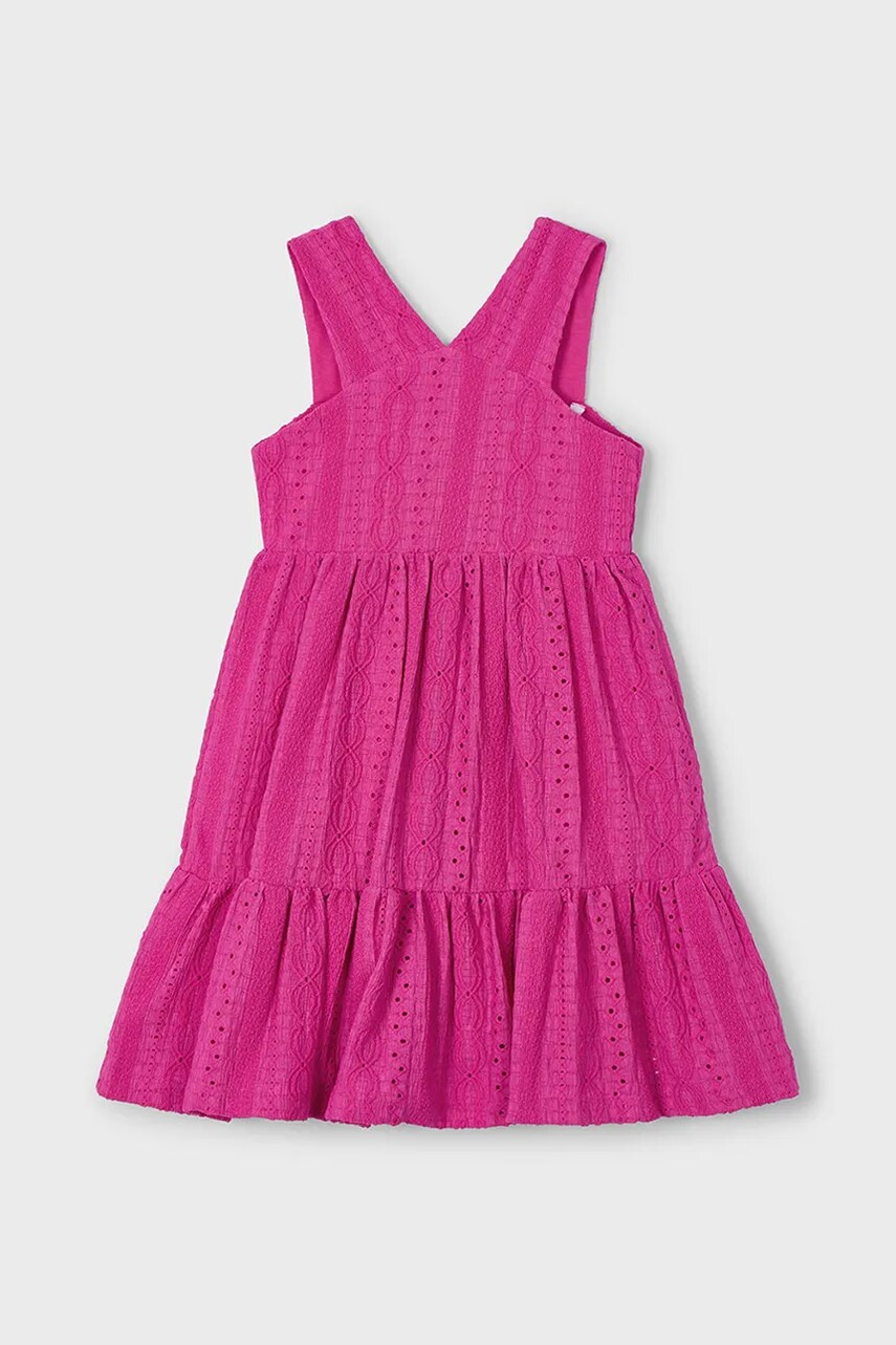 Mayoral rochie fete culoarea roz, mini, evazată, 3962
