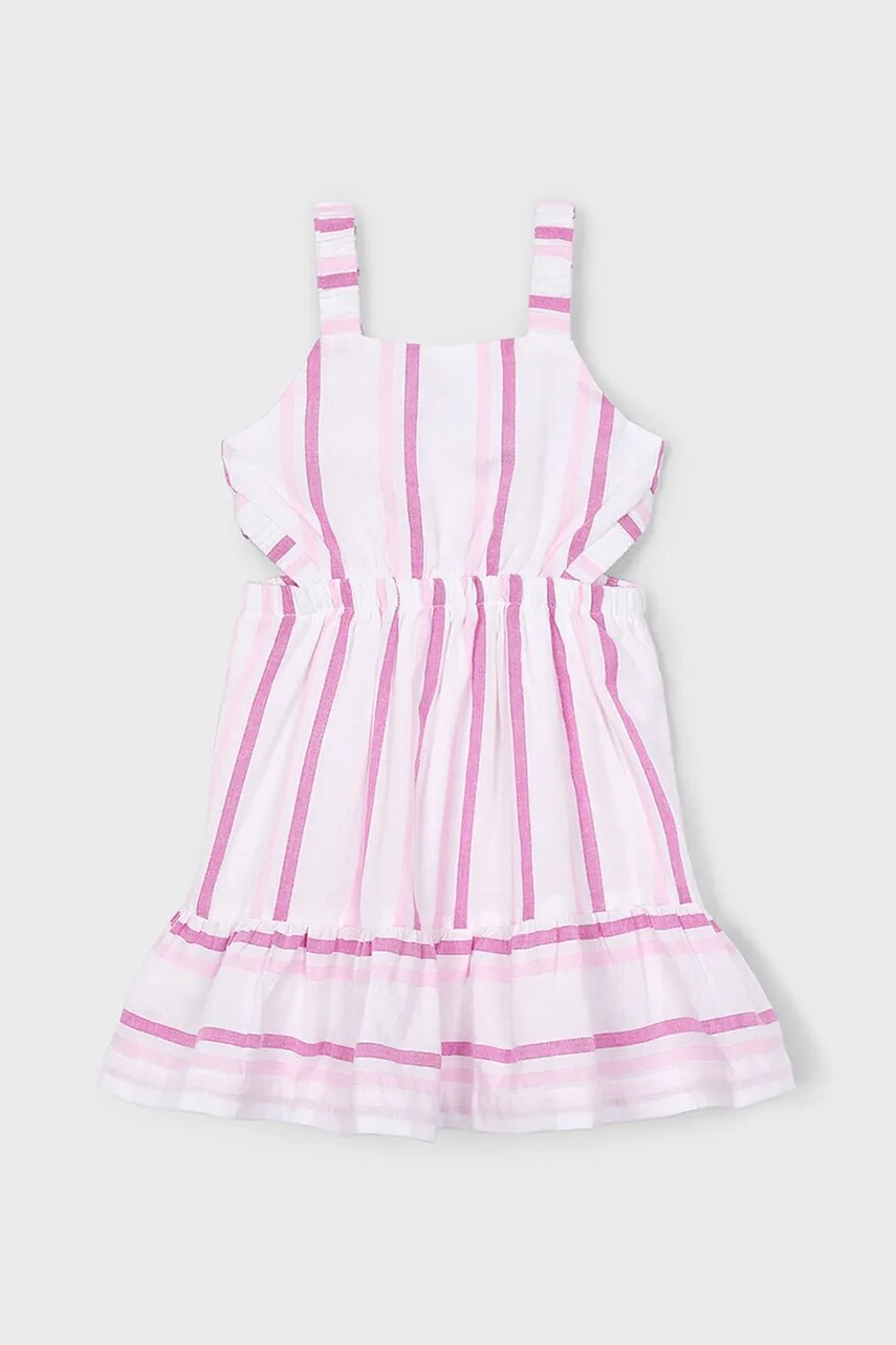 Mayoral rochie fete culoarea roz, mini, evazati, 3965