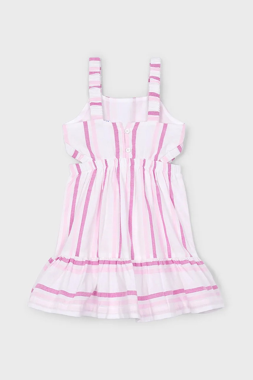 Детское платье Mayoral цвет розовый mini расклешённое 3965