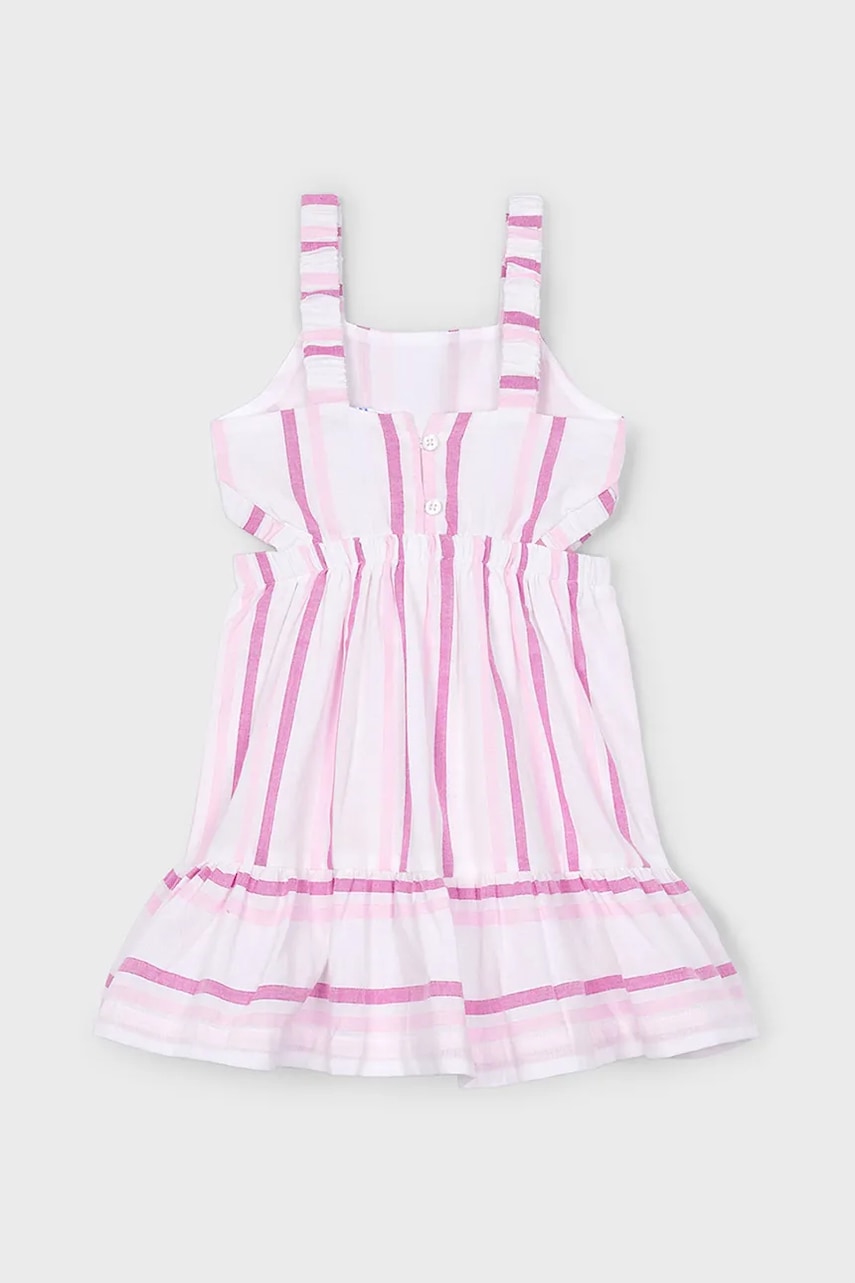 Детское платье Mayoral цвет розовый mini расклешённое 3965 Детское платье Mayoral цвет розовый mini расклешённое 3965